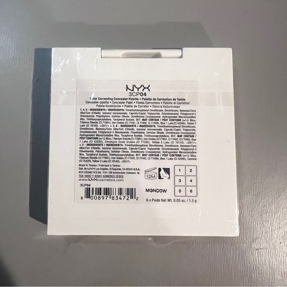 NYX Color Correcting Concealer Palette 3CP04 - Picture 2 of 2